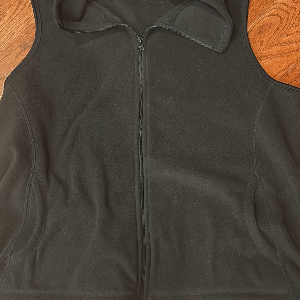 Black Zip-Up Vest